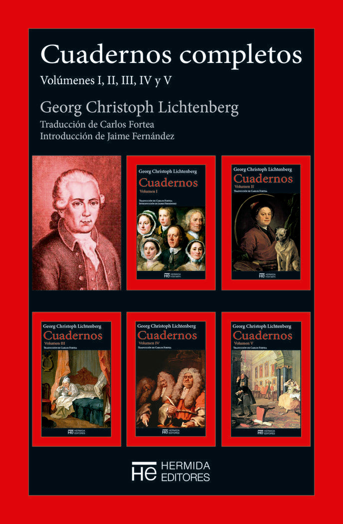 Caja Cuadernos completos, de LICHTENBERG,GEORG CHRISTOPH | portada del libro