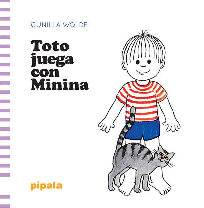 TOTO JUEGA CON MININA, de WOLDE, GUNILLA | portada del libro