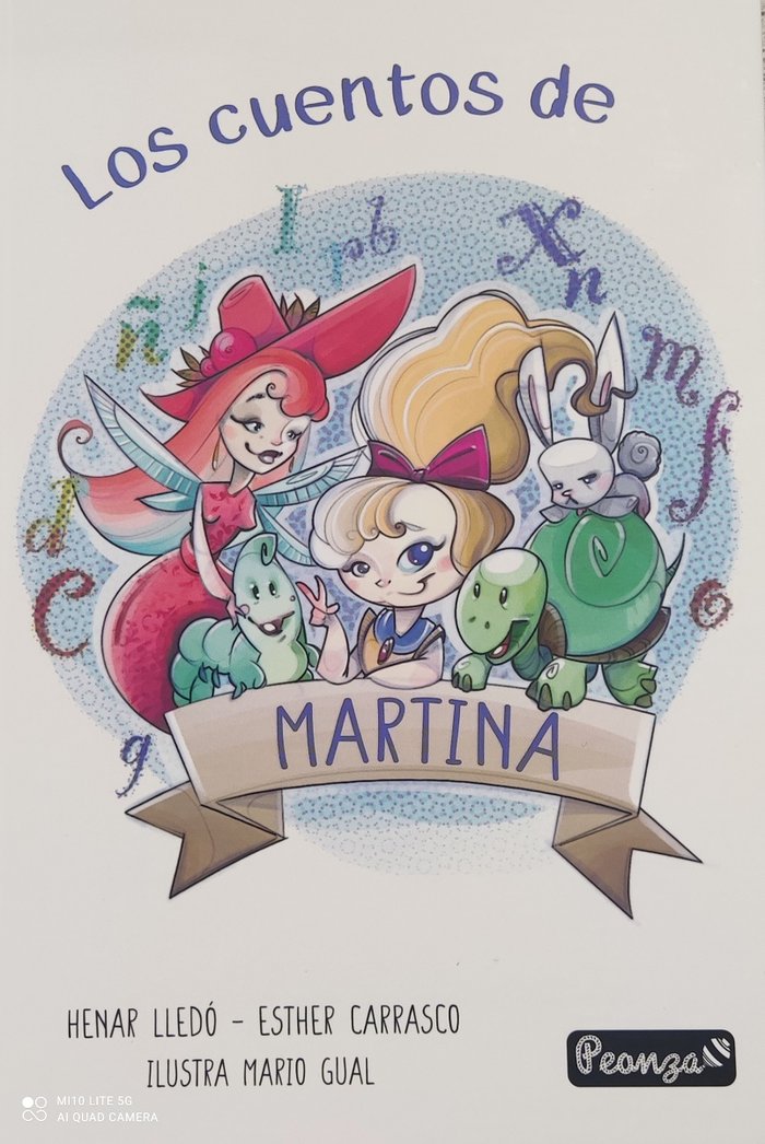 LOS CUENTOS DE MARTINA, de CARRASCO RECHE, ESTHER | portada del libro
