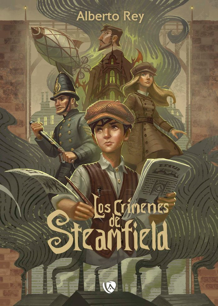 Los crímenes de Steamfield, de REY GARCIA, ALBERTO | portada del libro