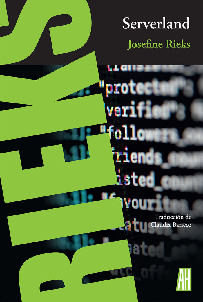 SERVERLAND, de RIEKS, JOSEPINE | portada del libro