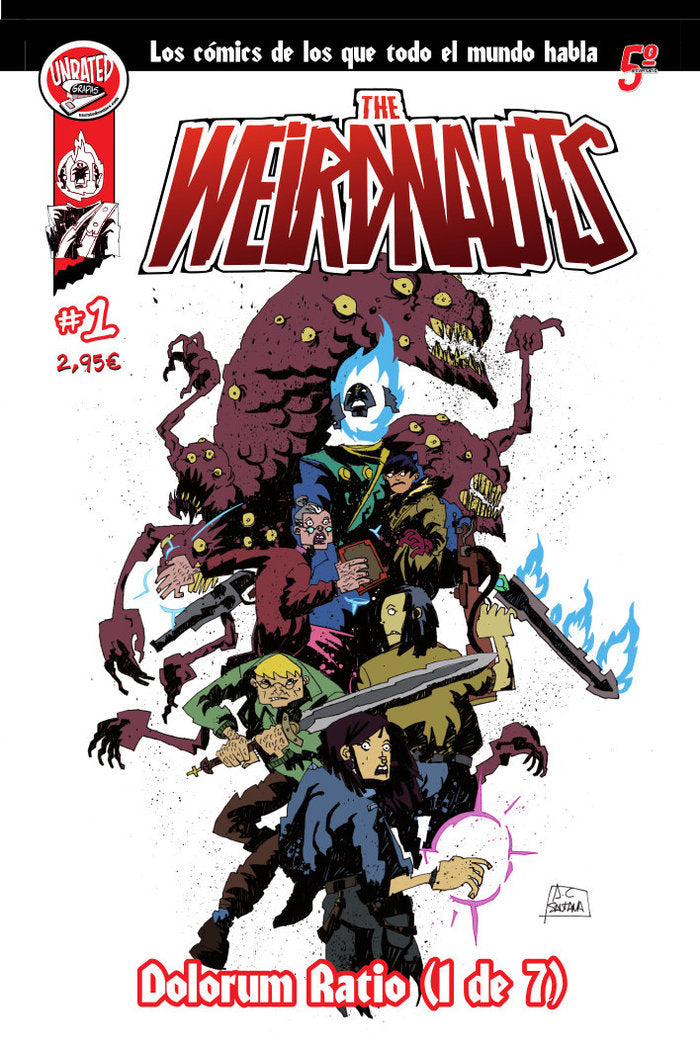 THE WEIRDNAUTS  1, de CRUZ SANTANA, ALEJANDRO | portada del libro