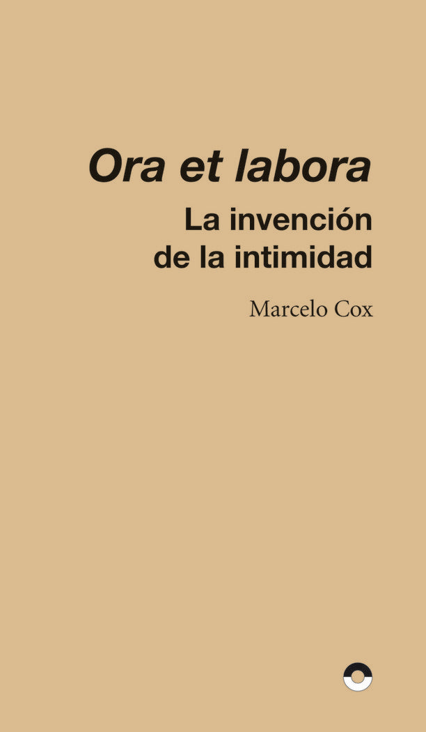 ORA ET LABORA, de COX, MARCELO | portada del libro