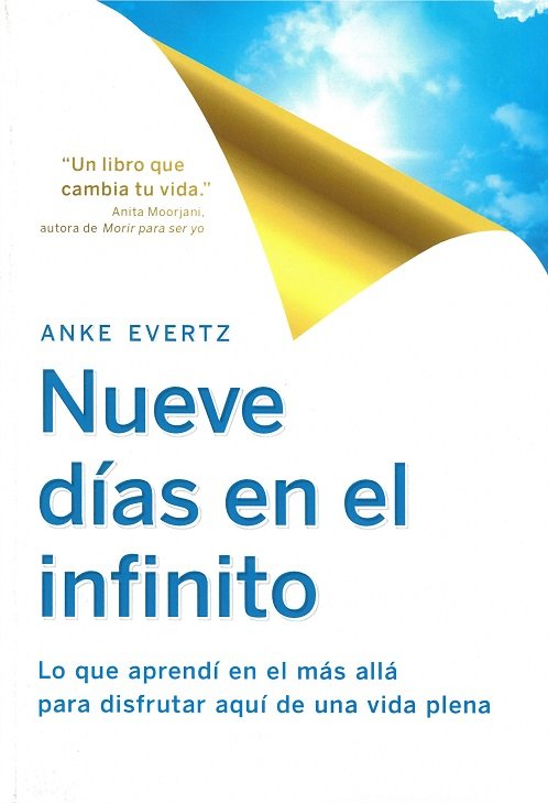 Nueve dias en el infinito, de Anke Evertz | portada del libro