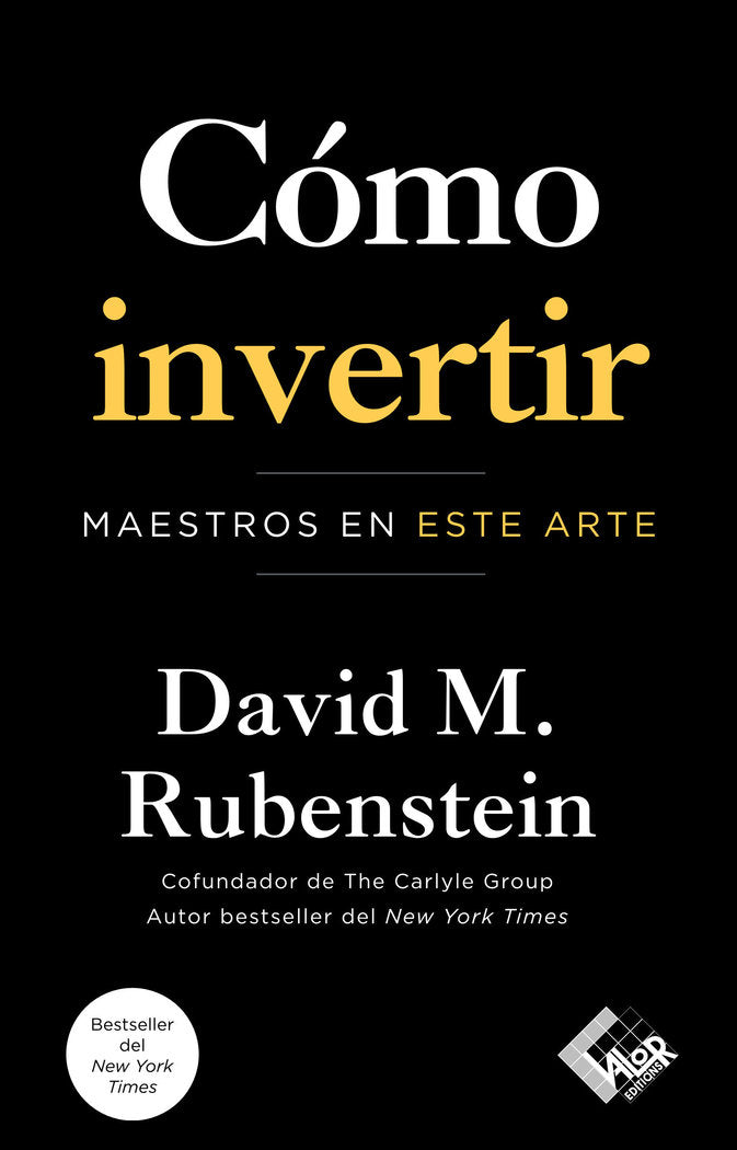 COMO INVERTIR, de RUBENSTEIN, DAVID M. | portada del libro