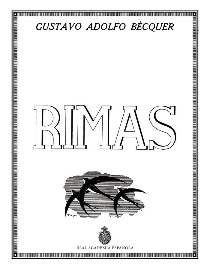 RIMAS, de BECQUER, GUSTAVO ADOLFO | portada del libro