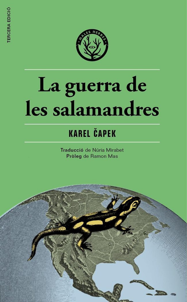 LA GUERRA DE LES SALAMANDRES, de CAPEK, KAREL | portada del libro