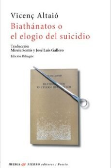 Biathanatos p el elogio del suicio, de VICENC ALTAIO | portada del libro