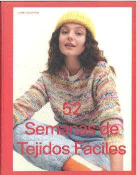 52 SEMANAS DE TEJIDOS FACILES, de TIIA PYYKKO | portada del libro