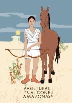LAS AVENTURAS DE CALIGONE Y LAS AMAZONAS, de LOPEZ, MARIA PAZ | portada del libro