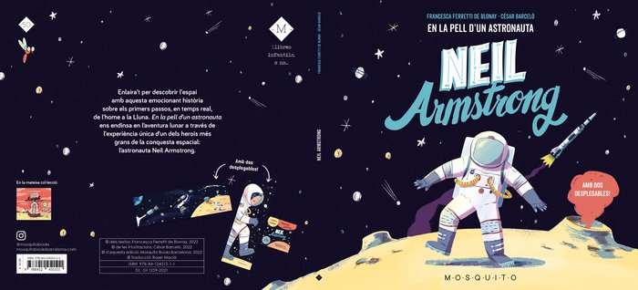 Neil armstrong, de FERRETTI DE BLONAY, FRANCESCA | portada del libro