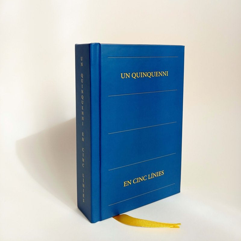 QUINQUENNI EN CINC LINIES, UN, de EDITORIAL | portada del libro