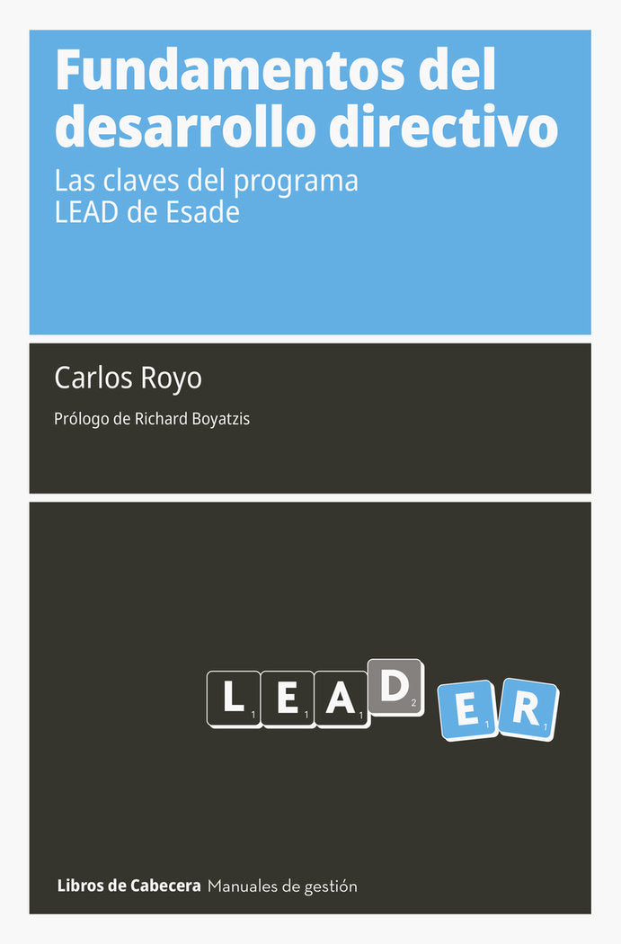 FUNDAMENTOS DEL DESARROLLO DIRECTIVO, de ROYO MORON, CARLOS | portada del libro