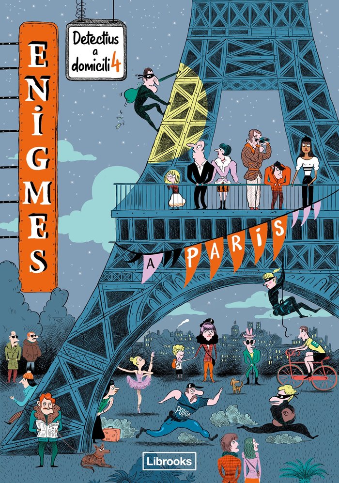 ENIGMES. DETECTIUS A DOMICILI 4. A PARIS, de MARTIN, PAUL | portada del libro