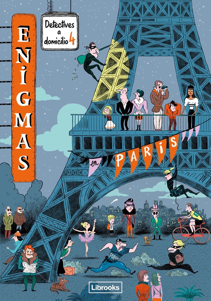 ENIGMAS. DETECTIVES A DOMICILIO 4. EN PARIS, de MARTIN, PAUL | portada del libro