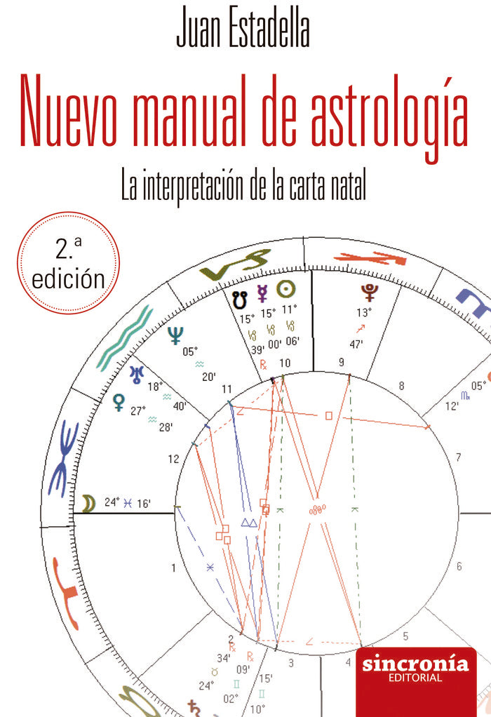 NUEVO MANUAL DE ASTROLOGIA (SINCRONIA), de Estadella, Juan | portada del libro