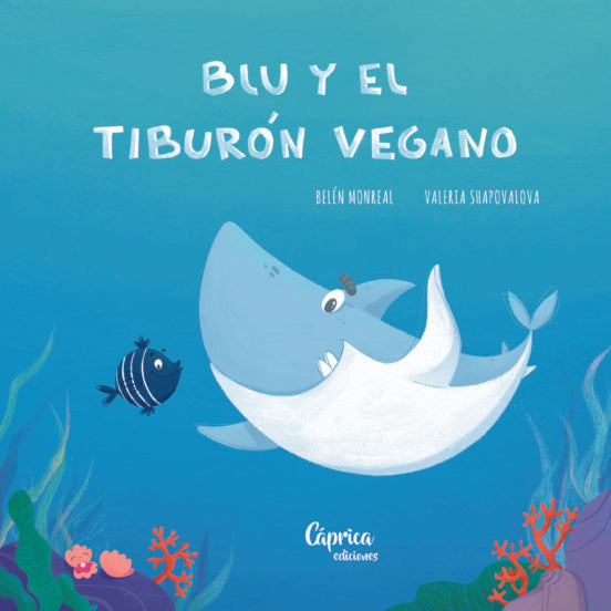 BLU Y EL TIBURON VEGANO | portada del libro