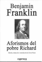 AFORISMOS DEL POBRE RICHARD, de Benjamin Franklin | portada del libro