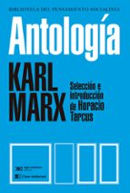 ANTOLOGIA, de Karl Marx | portada del libro