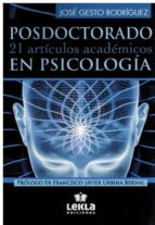POSDOCTORADO EN PSICOLOGIA, de JOSE GESTO RODRIGUEZ | portada del libro
