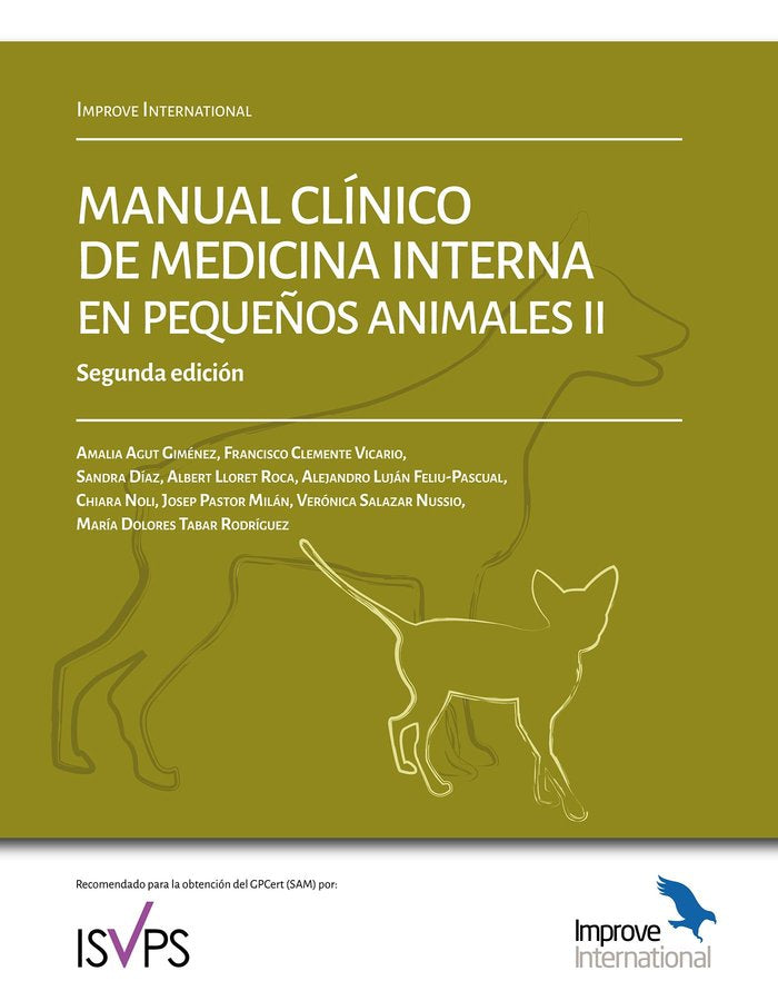 MANUAL CLINICO DE MEDICINA INTERNA EN PEQUEÑOS ANIMALES, de AGUT GIMENEZ, AMALIA | portada del libro