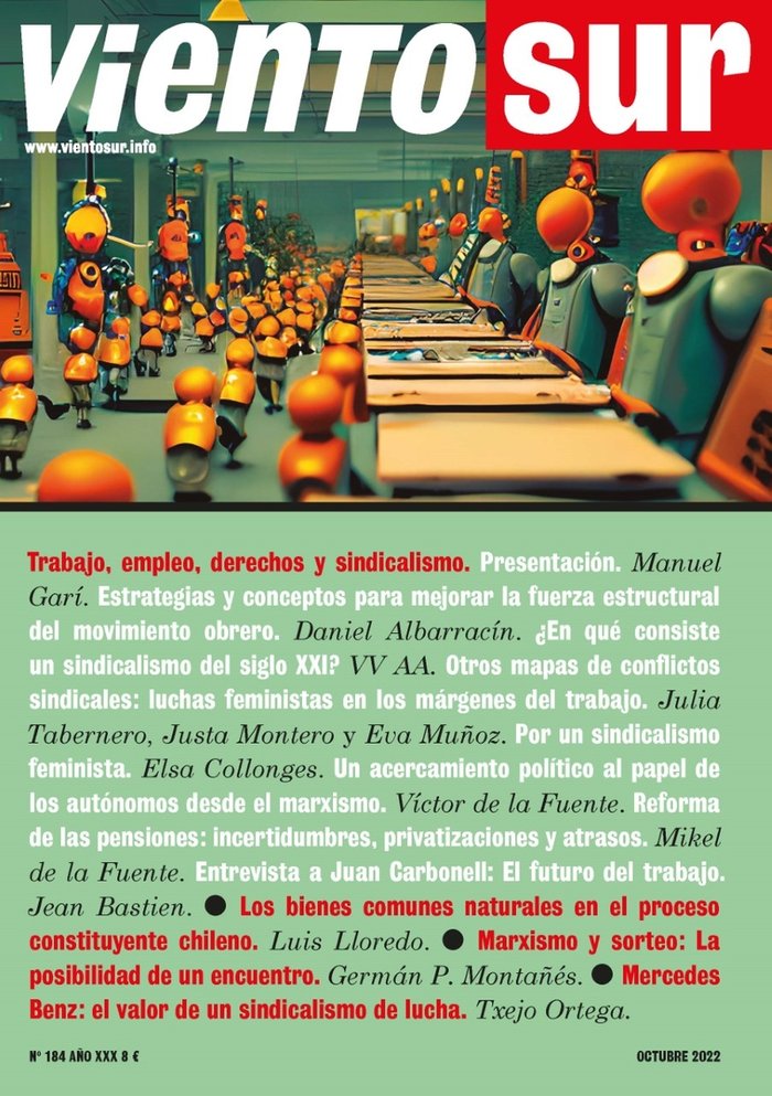 VIENTO SUR 184, de VV., AA. | portada del libro