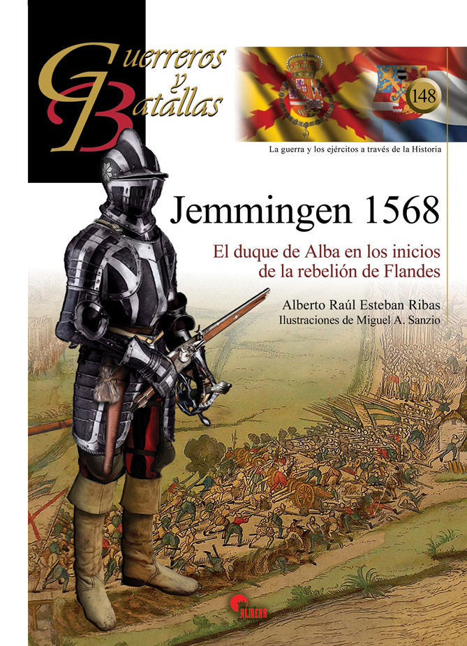 GUERREROS Y BATALLAS 148 JEMMINGEN 1568, de ALBERTO RAUL ESTEBAN RIBAS | portada del libro