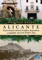 ALICANTE:EL PATRIMONIO CULTURAL BENEFICO,HOSPITALARIO, de MODESTO BAEZA MARTINEZ | portada del libro