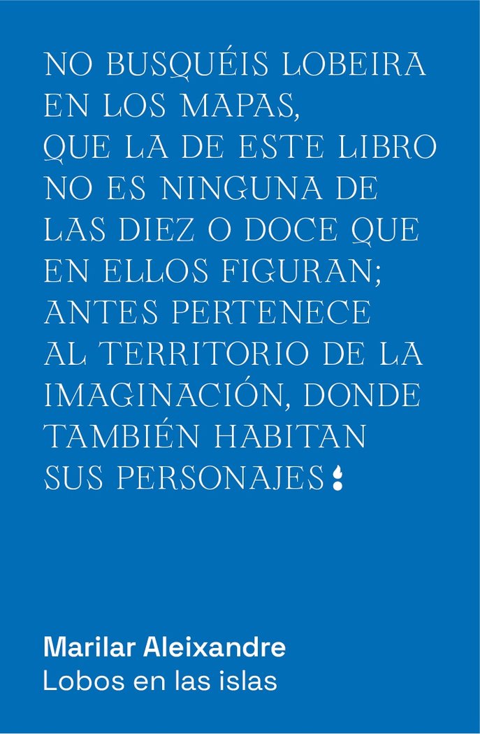 Lobos en las islas, de MARILAR ALEIXANDRE | portada del libro