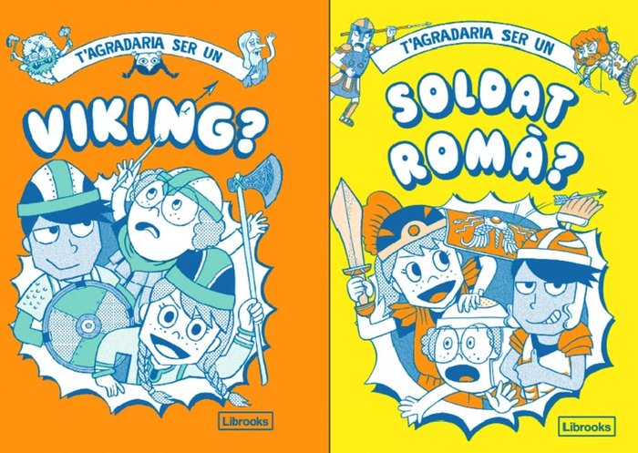T'AGRADARIA SER UN VIKING O UN SOLDAT ROMA?, de JOHN HAYWOOD, GEORGIA AMSON-BRADSHAW, TAKAYO AKIYAMA | portada del libro