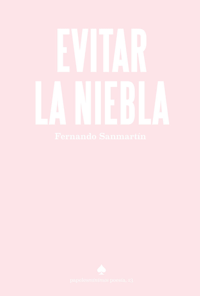 Evitar la niebla, de SANMARTIN | portada del libro