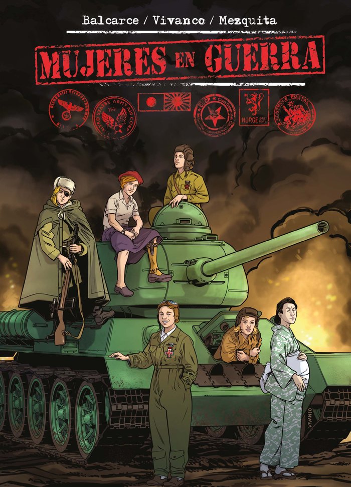 MUJERES EN GUERRA, de BALCARCE | portada del libro