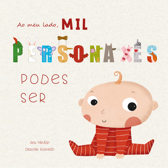 Mil personaxes podes ser, de ANA MEILAN | portada del libro