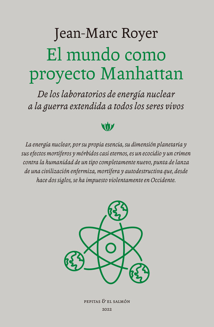 EL MUNDO COMO PROYECTO MANHATTAN, de ROYER, JEAN-MARC | portada del libro