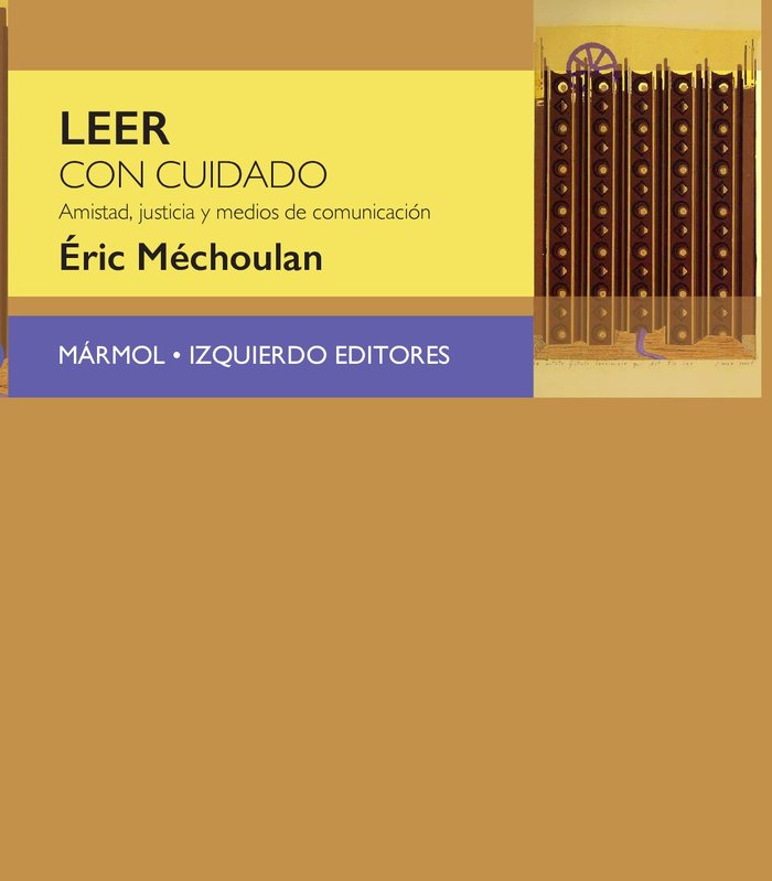 Leer con cuidado, de Méchoulan, Éric | portada del libro