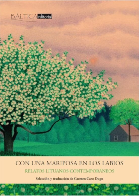 CON UNA MARIPOSA EN LOS LABIOS | portada del libro