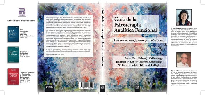 Guía de Psicoterapia Analítica Funcional, de Mavis Tsai, J. Kohlenberg | portada del libro