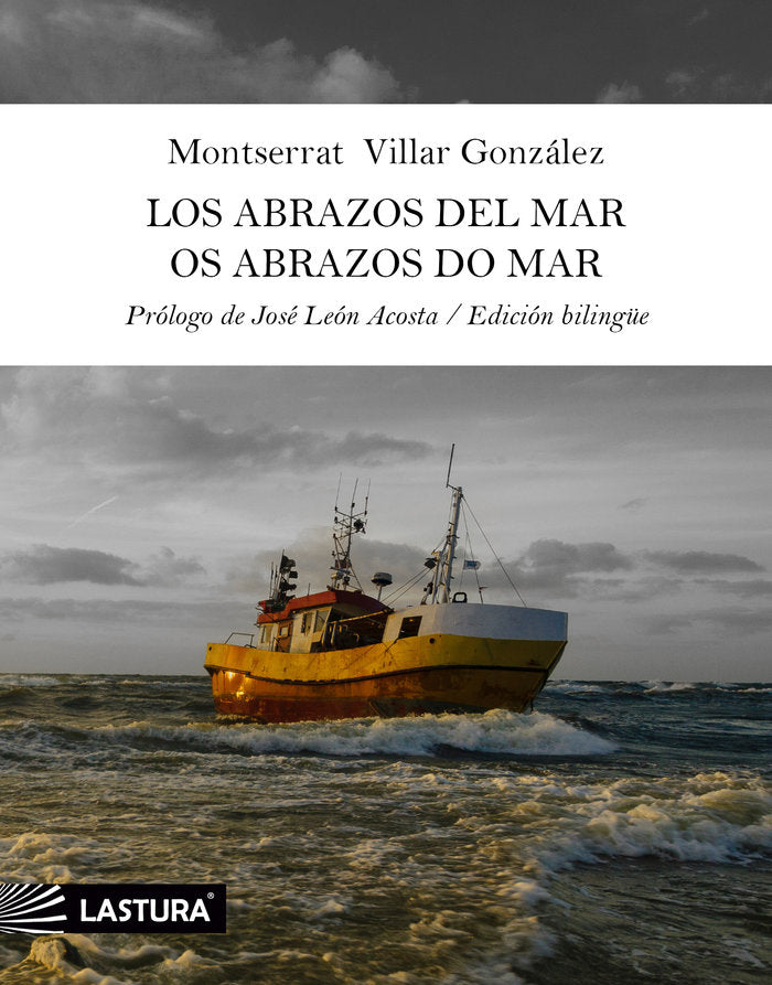 LOS ABRAZOS DEL MAR / OS ABRAZOS DO MAR, de Villar González, Montserrat | portada del libro
