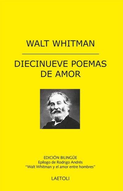 DIECINUEVE POEMAS DE AMOR, de WALT WHITMAN | portada del libro