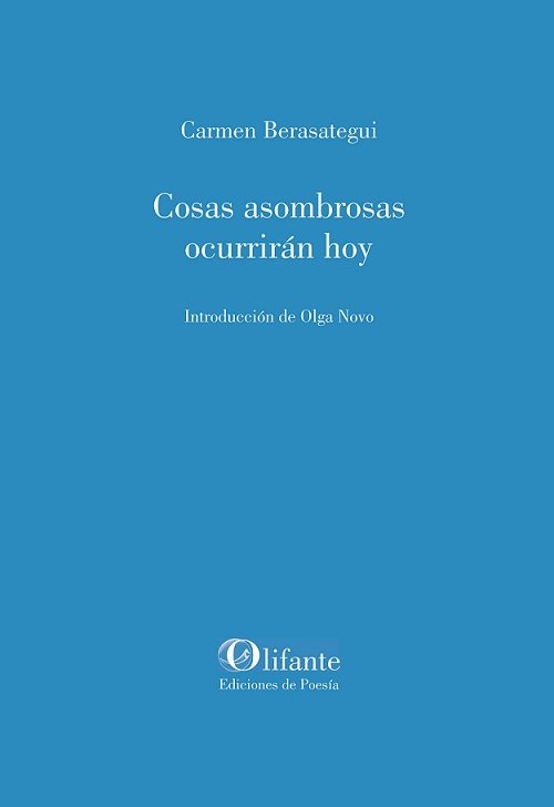 COSAS ASOMBROSAS OCURRIRAN HOY, de CARMEN BERASATEGUI | portada del libro