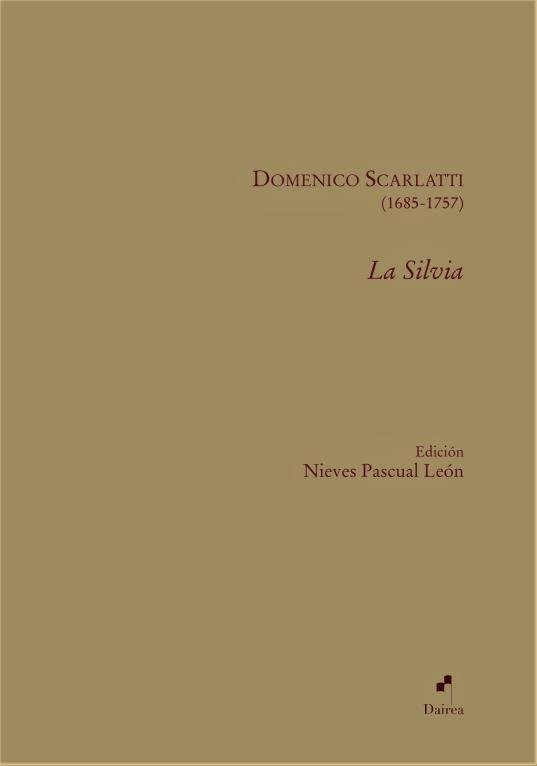 La Silvia, de SCARLATTI | portada del libro