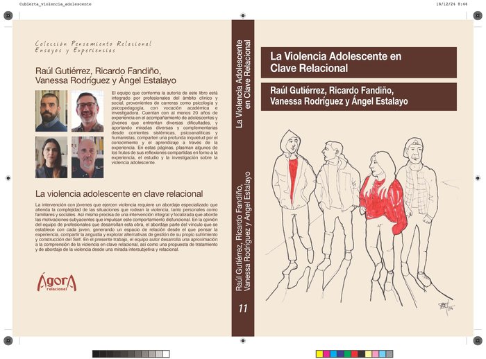 LA VIOLENCIA ADOLESCENTE EN CLAVE RELACIONAL, de RAUL GUTIERREZ, RICARDO FANDIÑO, VANESSA RODRIGUEZ Y ANGEL ESTALAYO | portad