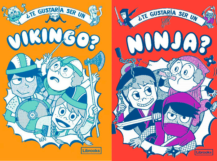 ¿TE GUSTARIA SER UN VIKINGO O UN NINJA?, de JOHN HAYWOOD, GEORGIA AMSON-BRADSHAW, TAKAYO AKIYAMA | portada del libro