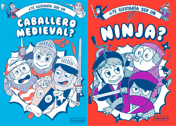 ¿TE GUSTARIA SER UN CABALLERO MEDIEVAL O UN NINJA?, de TAKAYO AKIYAMA, MICHAEL PRESTWICH, HANNAH PANG, | portada del libro