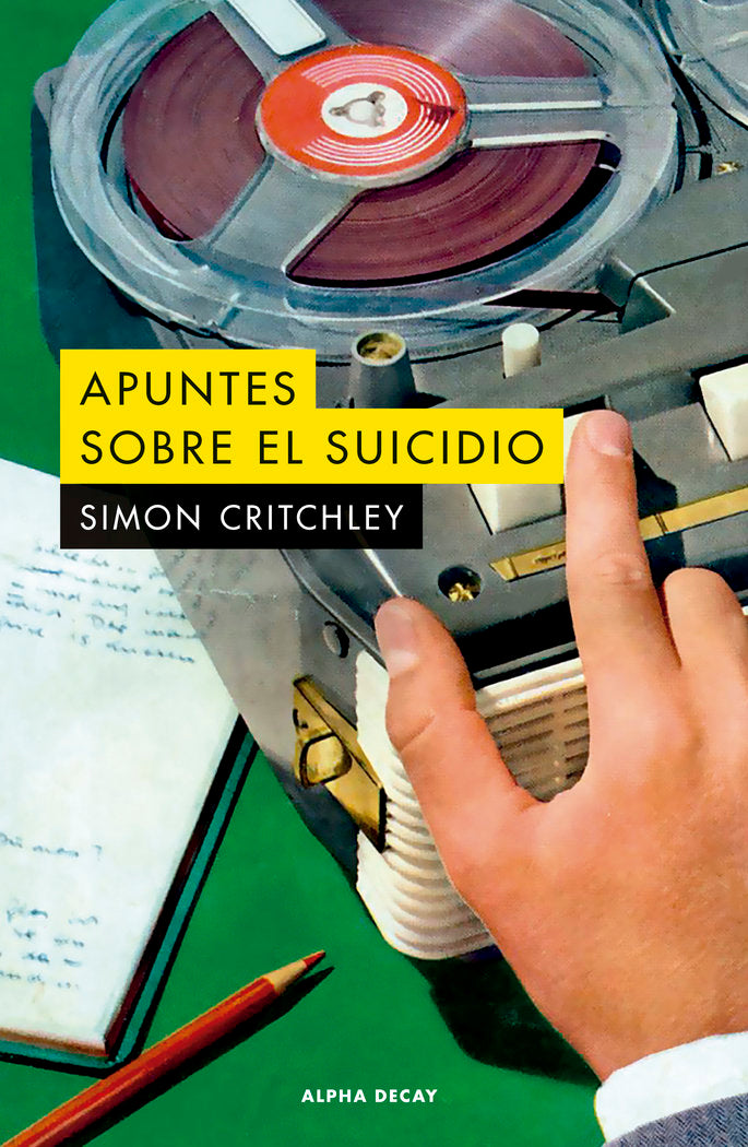 APUNTES SOBRE EL SUICIDIO, de CRITCHLEY, SIMON | portada del libro