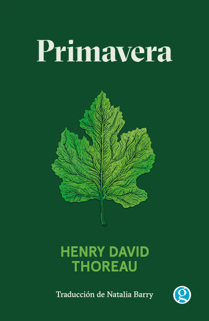 PRIMAVERA, de THOREAU | portada del libro