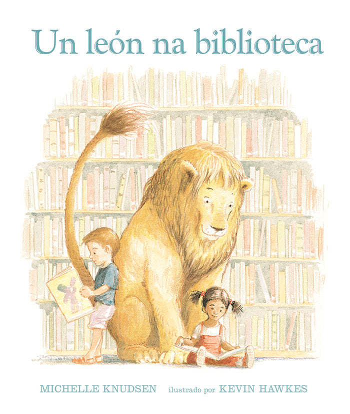 UN LEON NA BIBLIOTECA, de MICHELLE KNUDSEN | portada del libro