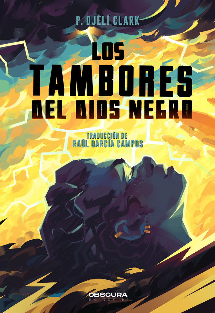 LOS TAMBORES DEL DIOS NEGRO, de CLARK, P. DJELI | portada del libro