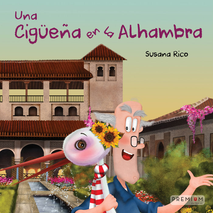 UNA CIGUEÑA EN LA ALHAMBRA, de Rico, Susana | portada del libro