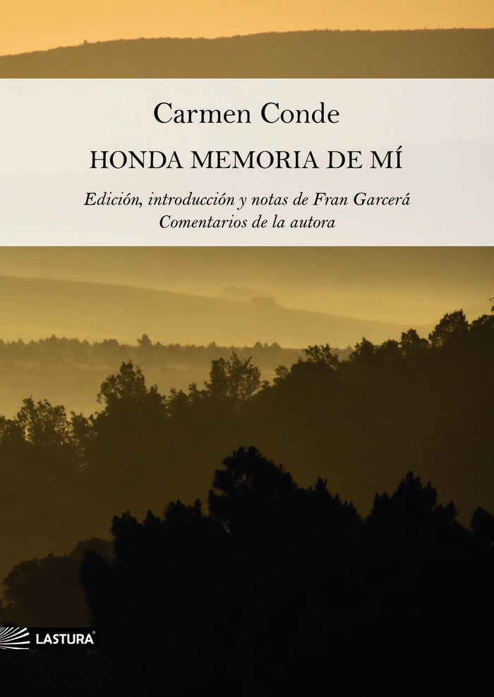 HONDA MEMORIA DE MÍ, de Conde, Carmen | portada del libro
